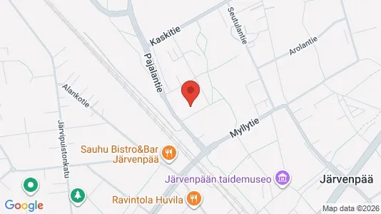 Lokaler til leje i Järvenpää - kort over placeringen