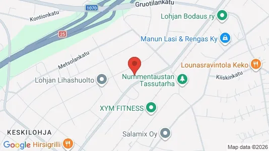 Bedrijfsruimtes te huur i Lohja - kort over placeringen