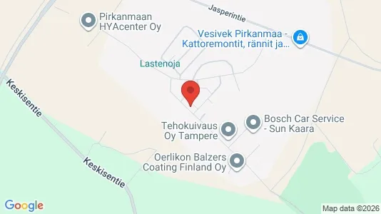 Kontorslokaler för uthyrning i Birkala - kort over placeringen