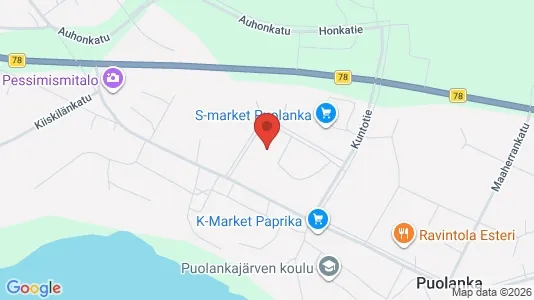 Lokaler til leje i Puolanka - Foto fra Google Street View