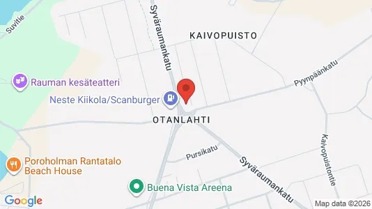 Gewerbeflächen zur Miete i Rauma - kort over placeringen