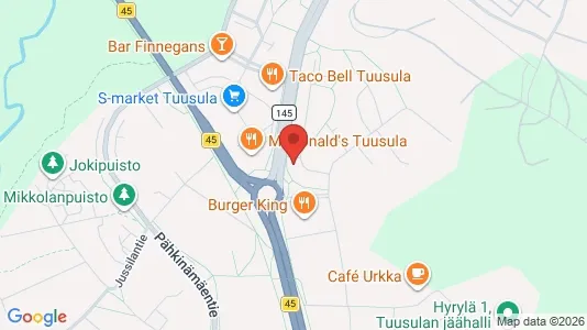 Lokaler til leie i Tuusula - kort over placeringen