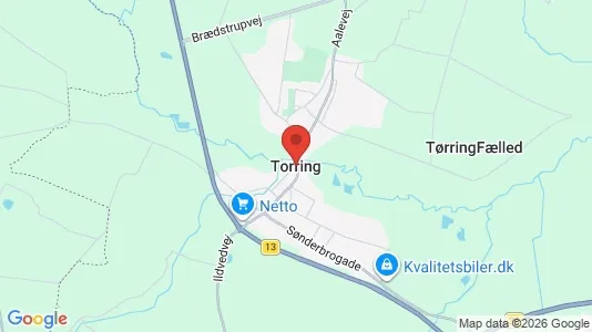 Liikekiinteistöt Vuokrattavana i Tørring - Kuva Google Street Viewstä