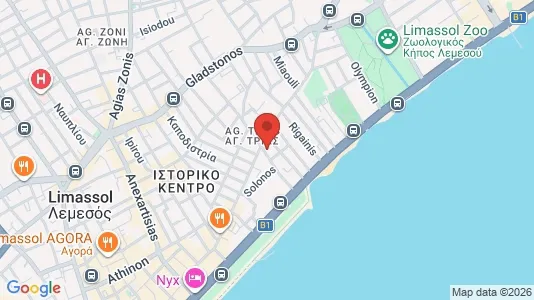 Lokaler til salgs i Limassol – Bilde fra Google Street View