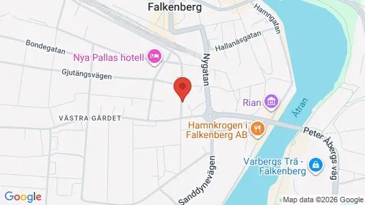 Nieruchomości komercyjne Na sprzedaż i Falkenberg - kort over placeringen