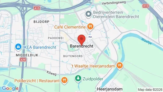 Ladenlokale zur Miete i Barendrecht – Foto von Google Street View