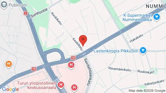 Kontorslokaler för uthyrning i Åbo – Foto från Google Street View