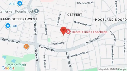 Nieruchomości komercyjne Do wynajęcia i Enschede - kort over placeringen