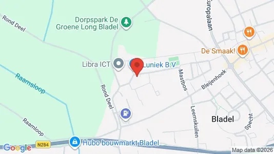 Toimistotilat Vuokrattavana i Bladel - kort over placeringen