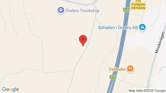 Gewerbeflächen zum Kauf i Örebro - kort over placeringen