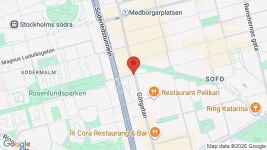 Büros zur Miete i Södermalm – Foto von Google Street View