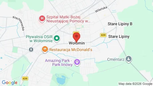 Espacios de oficina En alquiler i Wołomiński - kort over placeringen