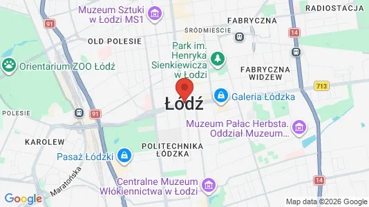 Butikslejemål til leje i Łódź - Foto fra Google Street View