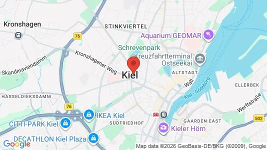 Büros zur Miete i Kiel – Foto von Google Street View