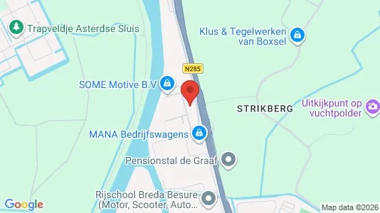 Liikekiinteistöt Vuokrattavana i Breda - kort over placeringen