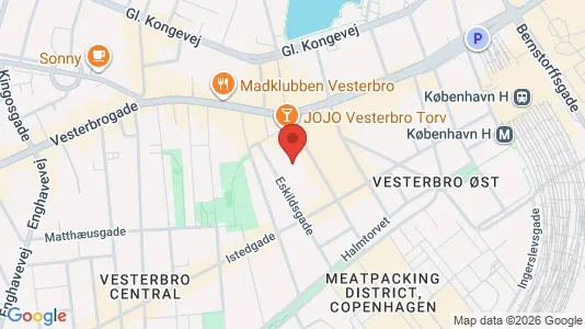 Propiedades comerciales En alquiler i Vesterbro - Foto de Google Street View