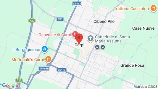 Bedrijfsruimtes te huur i Carpi - Foto uit Google Street View