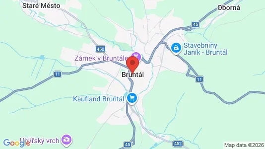 Liikekiinteistöt Vuokrattavana i Bruntál - Kuva Google Street Viewstä