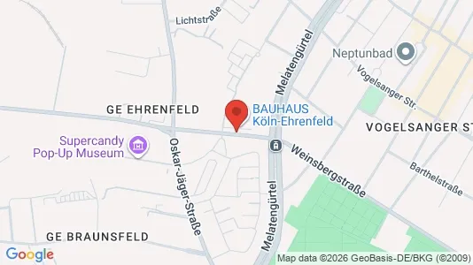 Office spaces for rent i Cologne Ehrenfeld - kort over placeringen
