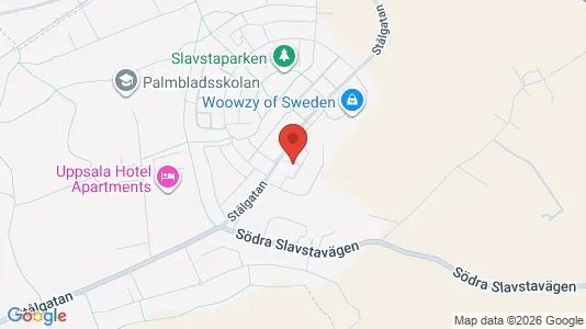 Commercial properties for rent i Uppsala - kort over placeringen