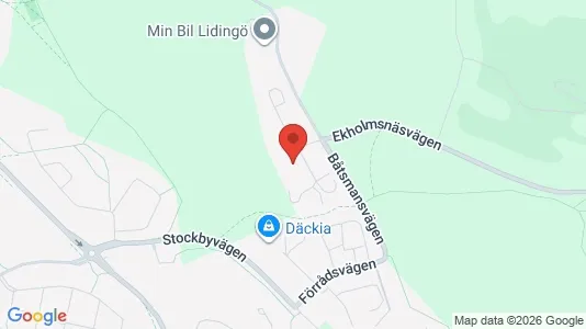 Commercial properties for rent i Lidingö - kort over placeringen
