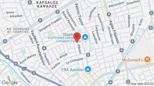 Gewerbeflächen zum Kauf i Limassol – Foto von Google Street View