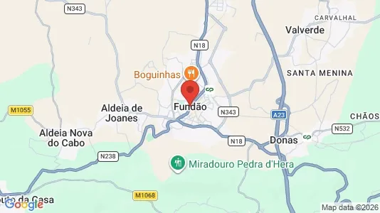 Butikslejemål til leje i Fundão - Foto fra Google Street View