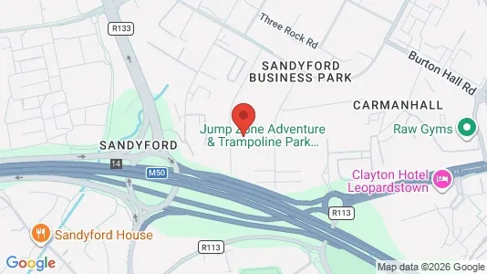 Lokale biurowe Do wynajęcia i Dublin 18 - kort over placeringen