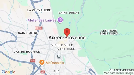 Nieruchomości komercyjne Na sprzedaż i Aix-en-Provence - kort over placeringen