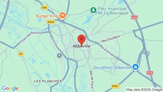 Commercial properties for sale i Abbeville - kort over placeringen