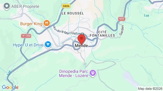 Commercial properties for sale i Mende - Photo from Google Street View
