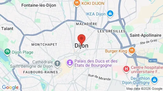 Commercial properties for sale i Dijon - Photo from Google Street View