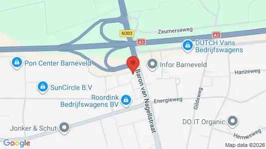 Lokale biurowe Do wynajęcia i Barneveld - kort over placeringen