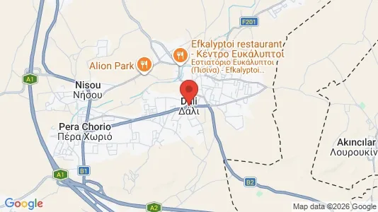 Nieruchomości komercyjne Na sprzedaż i Dali - kort over placeringen