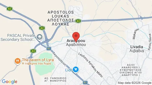 Gewerbeflächen zum Kauf i Aradippou – Foto von Google Street View