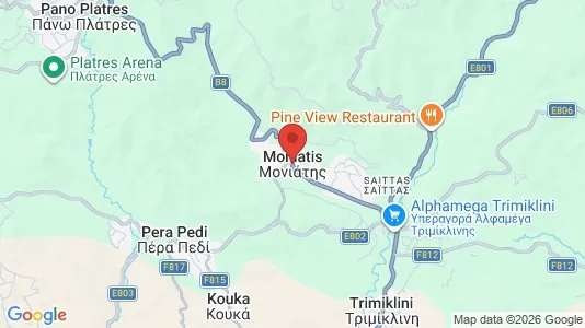 Commercial properties for sale i Moniatis - kort over placeringen