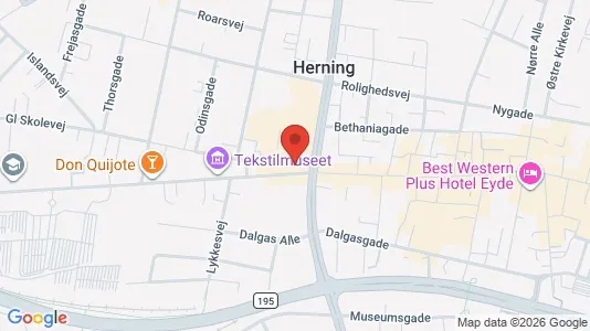 Clinics Do wynajęcia i Herning - kort over placeringen