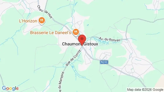 Büros zur Miete i Chaumont-Gistoux - kort over placeringen