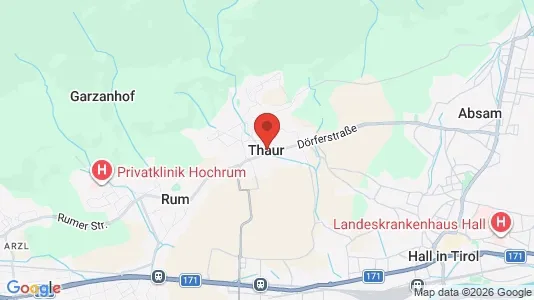 Nieruchomości komercyjne Do wynajęcia i Thaur - kort over placeringen