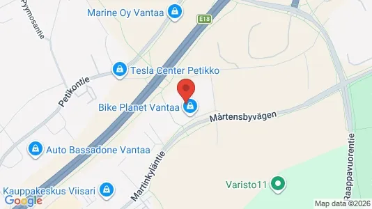 Varastot Vuokrattavana i Vantaa - Kuva Google Street Viewstä