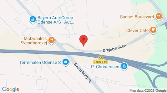 Lokale biurowe Do wynajęcia i Odense S - kort over placeringen