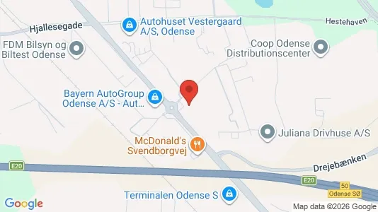 Lokale biurowe Do wynajęcia i Odense S - kort over placeringen