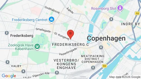 Winkels te huur i Frederiksberg C - kort over placeringen