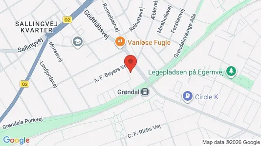 Magazyny Do wynajęcia i Vanløse - kort over placeringen
