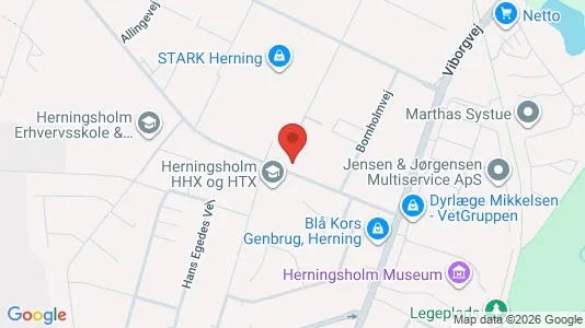 Lokale biurowe Do wynajęcia i Herning - kort over placeringen