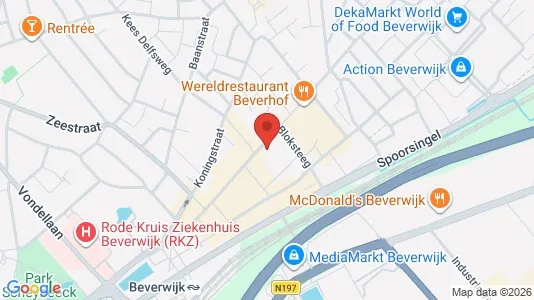 Nieruchomości komercyjne Na sprzedaż i Beverwijk - kort over placeringen