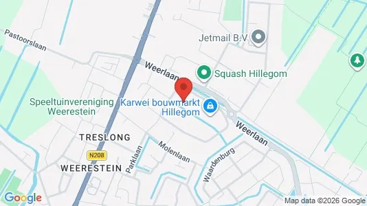 Propiedades comerciales En alquiler i Hillegom - kort over placeringen