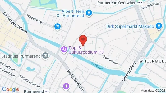 Nieruchomości komercyjne Na sprzedaż i Purmerend - kort over placeringen