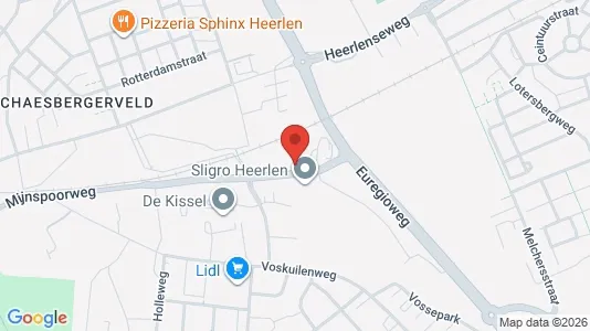 Nieruchomości komercyjne Do wynajęcia i Heerlen - kort over placeringen