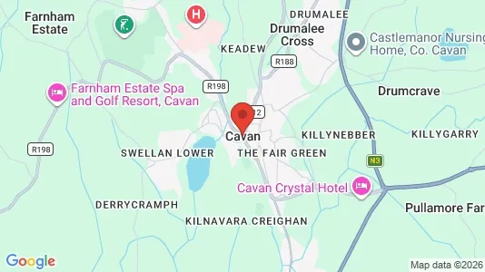 Nieruchomości komercyjne Do wynajęcia i Cavan - kort over placeringen